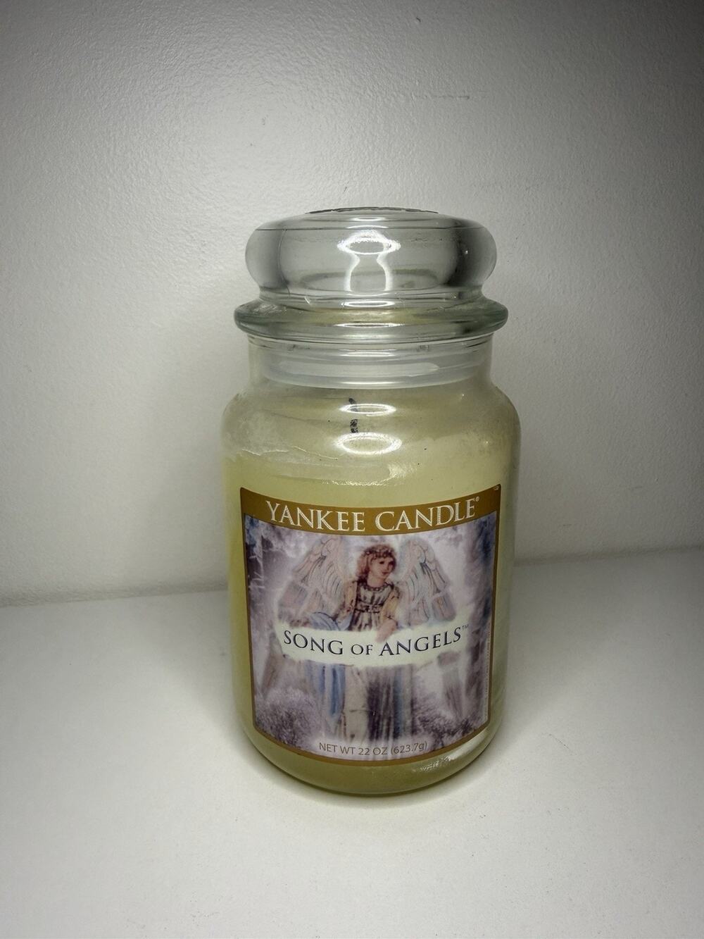 Yankee Candle Song of Angels 22 Oz. Large Jar Rare Vtg Discontinued HTF 2003